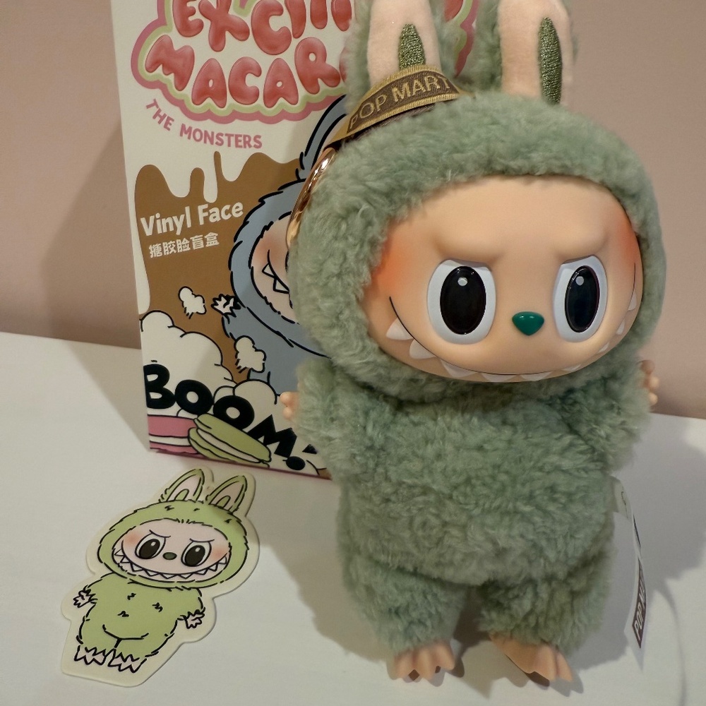 Labubu -Exciting Macaron -Green Grape